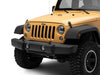 Raxiom 97-18 Jeep Wrangler TJ/JK Axial 7-Inch LED Headlights w/ DRL- Black Housing (Clear Lens)