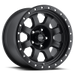 Raceline 928B Monster 17x9in / 5x127 BP / -12mm Offset / 83.82mm Bore - Satin Black Wheel