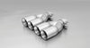 Remus 2006 Peugeot 207 3 & 5 Door 1.4L Hdi/1.6L Hdi 76mm Straight Cut Chromed Tail Pipe Set (Pair)