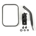 Rugged Ridge 97-18 Jeep Wrangler Textured Black Rectangluar Quick Release Mirror Kit