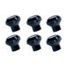 Rugged Ridge Billet Aluminum Dash Knob Set Black 76-86 Jeep CJ