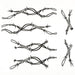 Rugged Ridge Side Decals Pair Barbed Wire 07-18 Jeep Wrangler