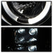 Spyder GMC Sierra 1500/2500/3500 07-13 Projector Headlights LED Halo- LED Smoke PRO-YD-GS07-HL-SM