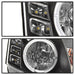 Spyder Infiniti G35 03-07 2DR Projector Halogen - LED Halo DRL Blk High H4 PRO-YD-IG35032D-DRL-BK