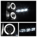 Spyder Chevy Silverado 1500/2500 07-13 Projector Headlights LED Halo LED Blk Smke PRO-YD-CS07-HL-BSM