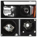 Spyder 02-05 Dodge Ram 1500 Light Bar Projector Headlights - Black (PRO-YD-DR02V2-LB-BK)