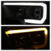 xTune Toyota Tacoma 16-18 DRL Light Bar Projector Headlights - Black PRO-JH-TTA16-LBDRL-BK