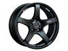 SSR GTV01 18x8.5 5x114.3 40mm Offset Flat Black Wheel 05-07 STI / 11+ tC