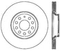 StopTech Power Slot 09 VW CC (Passat CC) / 06-09 Passat (ex Syncro) Right Rear CRYO-STOP Slotted Ro