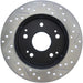 StopTech 02-06 Acura RSX Incl. Type S / 97-01 Integra Type R Slotted & Drilled Right Rear Rotor