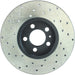 StopTech 6/99-08 VW Beetle / 03-10 Beetle Conertible / 12/98-06 Golf GTI Left Front Drilled Rotor