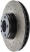 StopTech 12-15 BMW 335i Drilled Left Front Rotor