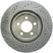 StopTech Select Sport 06-17 Dodge Charrger/14-17 Chrysler 300 Slotted & Drilled Front Left Rotor