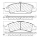 StopTech 2016 Chevy Tahoe Street Touring Front Brake Pads