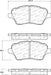 StopTech 14-18 Ford Fiesta Street Performance Front Brake Pads