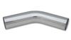 Vibrant 3in O.D. Universal Aluminum Tubing (45 degree bend) - Polished