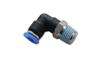 Vibrant Male Elbow Pneumatic Vacuum Fitting (1/8in NPT Thread) - for use with 3/8in(9.5mm) OD tubing