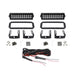 Westin HDX Flush Mount B-FORCE LED Light Kit (Set of 2) w/wiring harness - Black