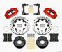 Wilwood Narrow Superlite 4R Front Kit 12.19in Drilled Red 87-89 Jeep YJ