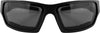 Tread Sunglasses Matte Black W/clear Lens Removable Foam