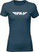 Women's Fly Corporate Tee Dark Grey Heather Xl