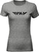 Women's Fly Corporate Tee Dark Grey Heather Xl