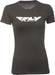 Women's Fly Corporate Tee Dark Grey Heather Xl