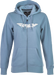 Women's Fly Corporate Zip Up Light Blue Xl