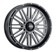 Momentum Wheel Blk/mac 22x6.5 4/156 4+2.5 (+10mm)