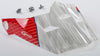 Visor W/screws Colfax Mx-46y White/red/blue Ys-yl