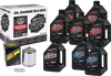 V-twin Oil Change Kit Syn M8 Chrome Filter