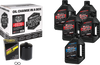 V-twin Oil Change Kit Syn Xl Black Filter