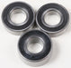 Rear Wheel Bearing Kit 3pc 1" Id Sealed