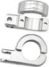 Footpeg Mount Clamps 1.5" Bar Chrome