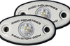 Rigid A-series Low Power White W/amber Led (pair) - Green