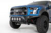 Addictive Desert Designs 17-20 Ford F-150 Raptor Bomber Front Bumper w/ 4 Rigid 360 6in Round Mounts - Bumpers Grilles