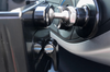 Axia Adjustable Phone Adhesive Surface Mount- Silver - Black - Atv Performance Products