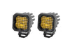 Diode Dynamics Stage Series C1 LED Pod Pro - Yellow Wide Standard ABL (Pair) Diode Dynamics