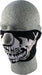 Half Face Mask Chrome Skull ZAN