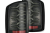 AlphaRex 14-18 GMC Sierra 1500/2500HD/3500HD LUXX-Series LED Tail Lights Alpha-Blk Actv Lgt Seq. Sig