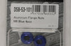 Drc Aluminum Flange Nuts Titanium M6x12mm 4/pk - Blue - Tires & Wheels