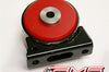 AMS Performance 08-15 Mitsubishi EVO X / Ralliart Front Lower Motor Mount Insert - Red/Race - Engine Components