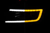 ANZO 11-13 Jeep Grand Cherokee (Factory Halogen Only) Projector Headlights w/Light Bar Swtchbk Black - Lights