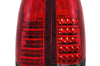 ANZO 1999-2000 Cadillac Escalade LED Taillights Red/Smoke - Lights
