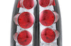 ANZO 1999-2000 Cadillac Escalade Taillights Chrome 3D Style - Lights