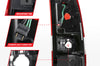 ANZO 1999-2002 Chevy Silverado 1500 LED Taillights Plank Style Chrome With Red/Clear Lens - Lights