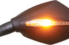 Koso Apex M10 Mirrors W/indicators Black - Street Collection