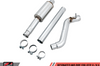 AWE Tuning 2018 + Jeep Wrangler JL/JLU 3.6L Resonated Mid Pipe - Exhaust Mufflers & Tips