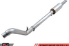AWE Tuning 2018 + Jeep Wrangler JL/JLU 3.6L Resonated Mid Pipe - Exhaust Mufflers & Tips
