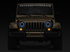 Raxiom 97-18 Jeep Wrangler TJ/JK Axial 7-Inch LED Headlights w/RGB Halo- Blk Hsng (Clear Lens) Raxiom